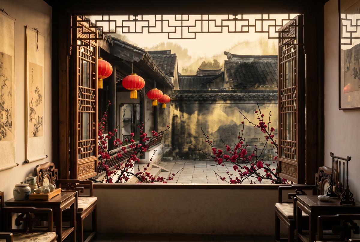 17C国风美学 - 古建庭院意境 - zyrexes.cn